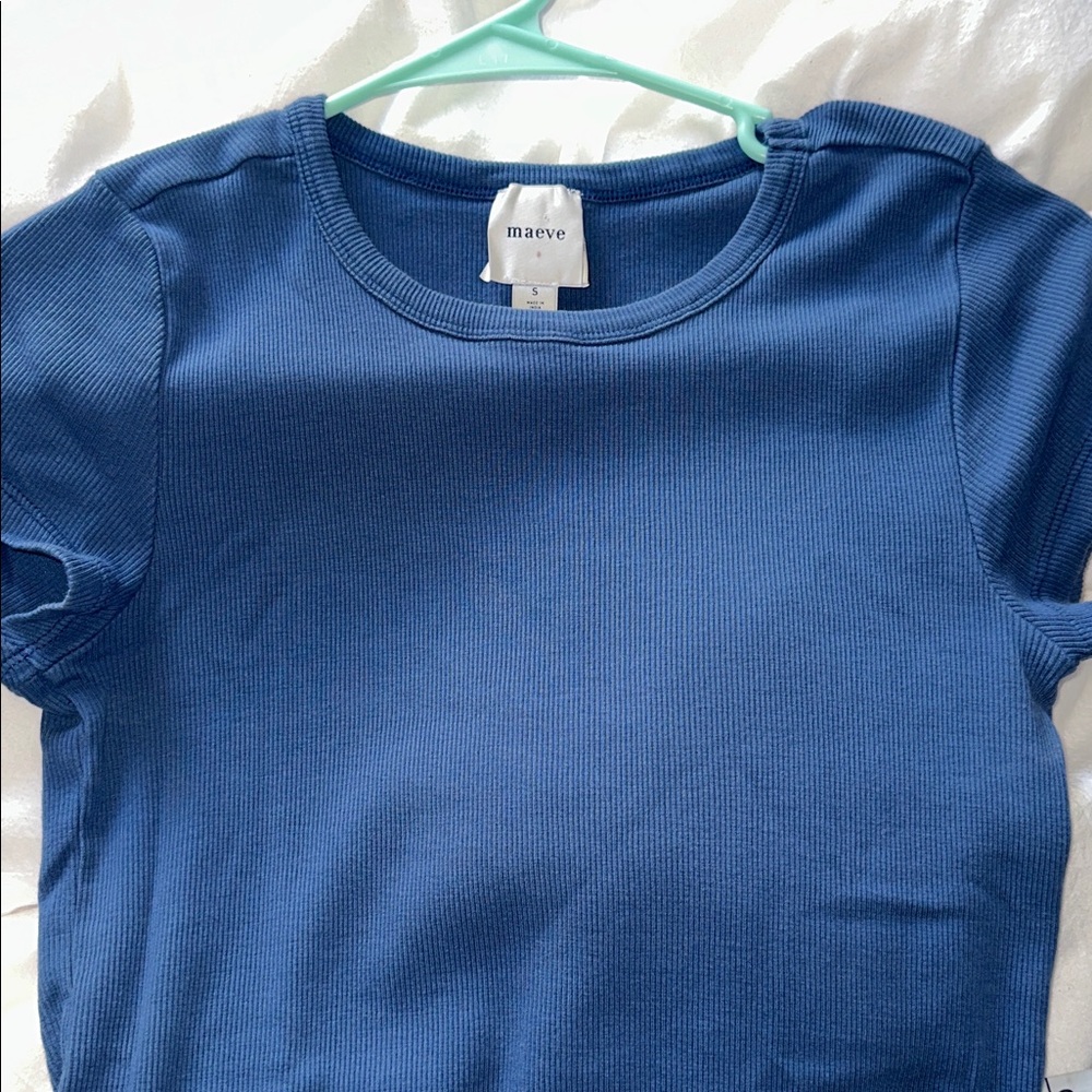 Cerulean Blue Short Sleeve Tee Maeve
